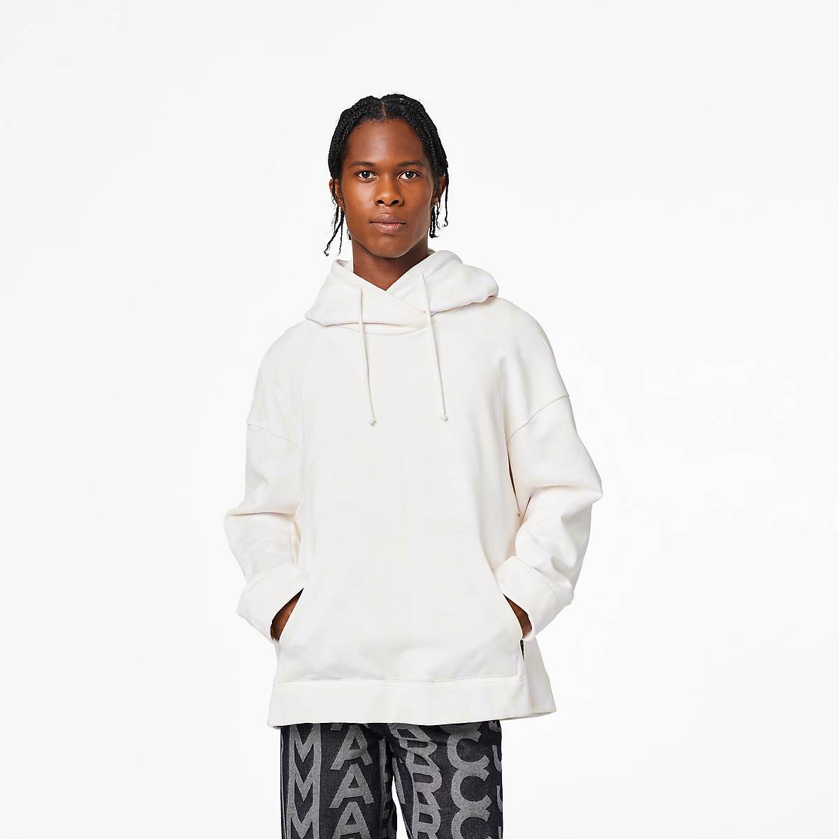 Marc Jacobs Monogram Oversized Hoodie Dam Vita | GUI-896071