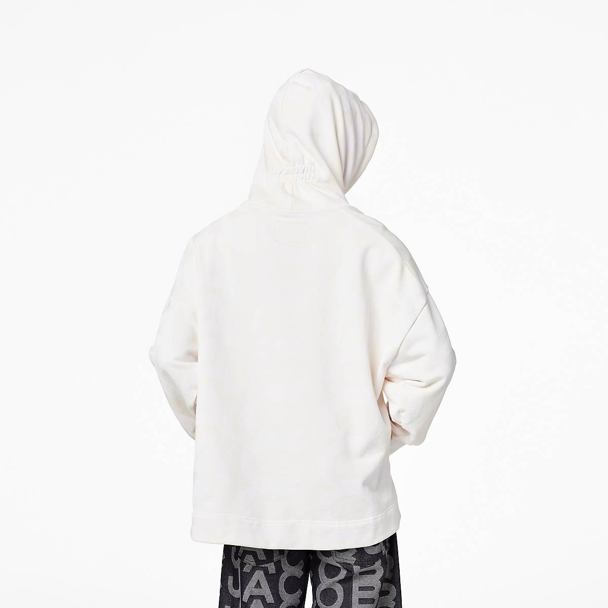 Marc Jacobs Monogram Oversized Hoodie Dam Vita | GUI-896071