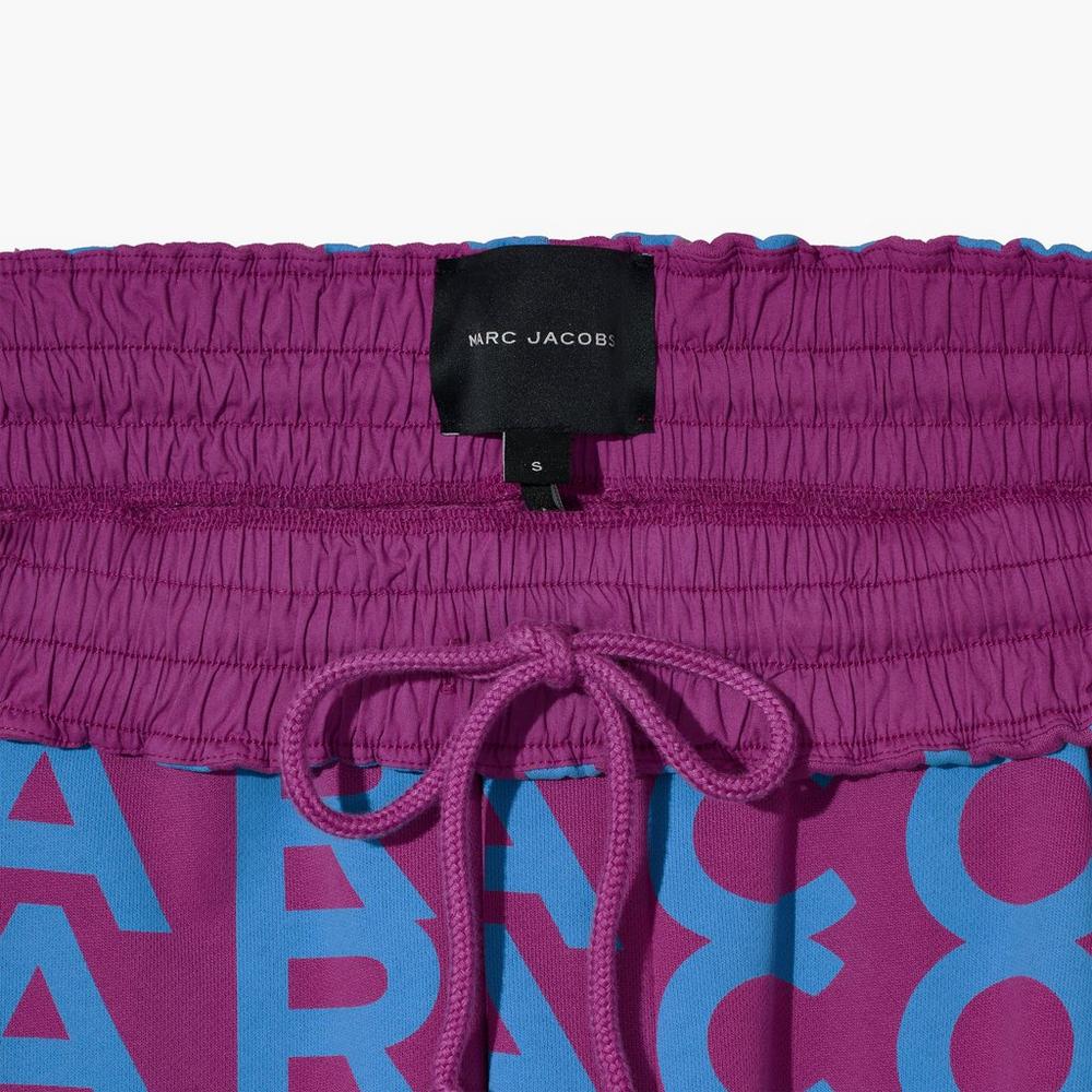 Marc Jacobs Monogram Oversized Träningsbyxor Dam Lila Blå | NXI-138064