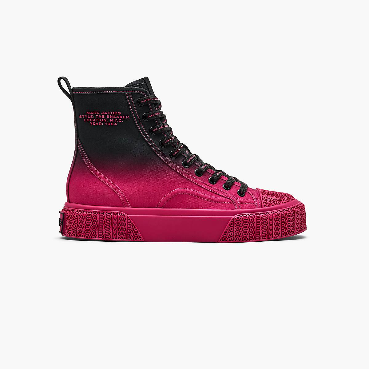 Marc Jacobs Ombré High Top Sneakers Dam Svarta Rosa | YNF-031628