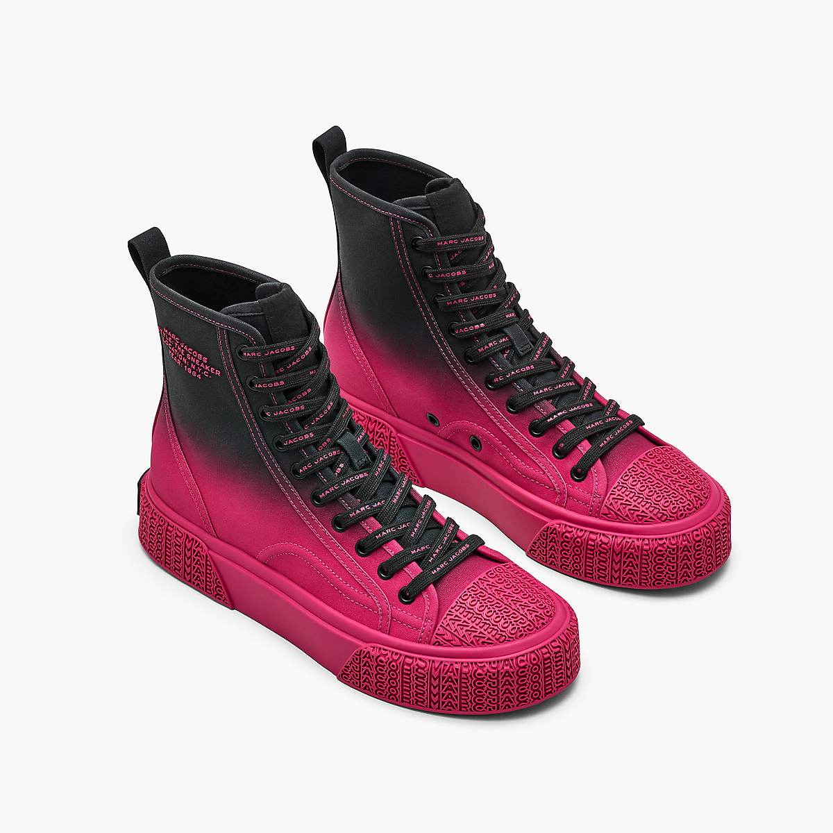 Marc Jacobs Ombré High Top Sneakers Dam Svarta Rosa | YNF-031628