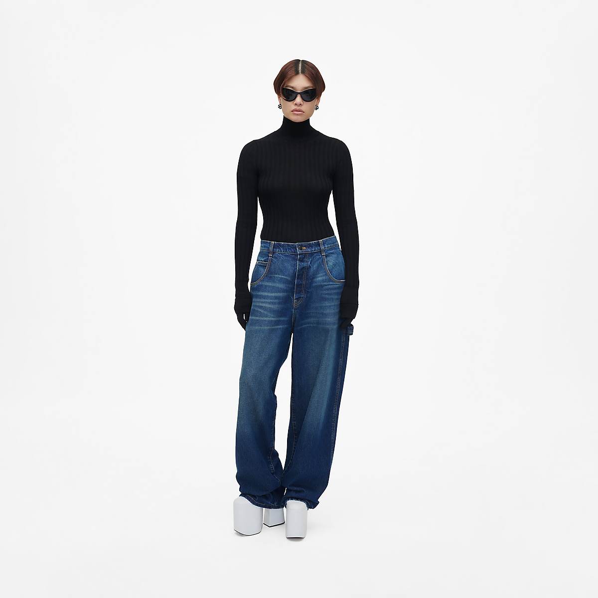 Marc Jacobs Oversized Jeans Dam Indigo | XMA-063459