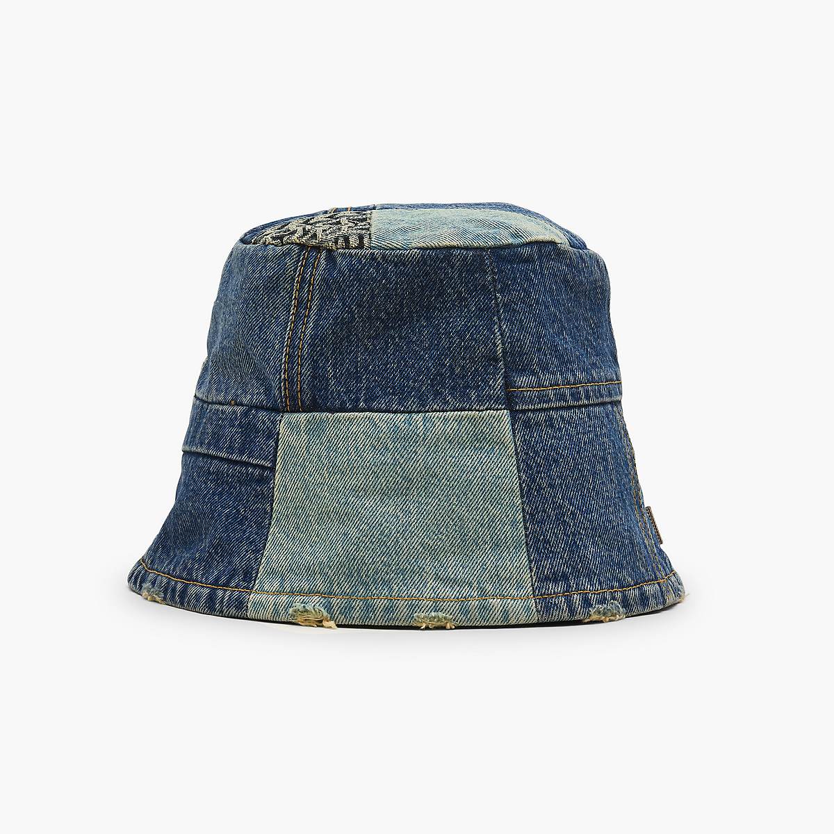 Marc Jacobs Patchwork Denim Bucket Hatt Dam Indigo Olika Färger | FQY-723146