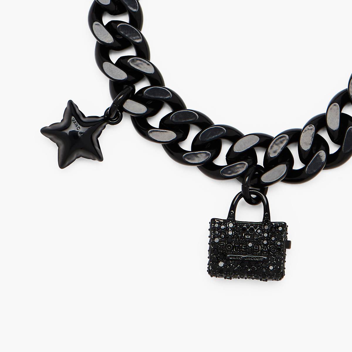 Marc Jacobs Pave Mini Icon Charm Armband Dam Svarta | JER-934178