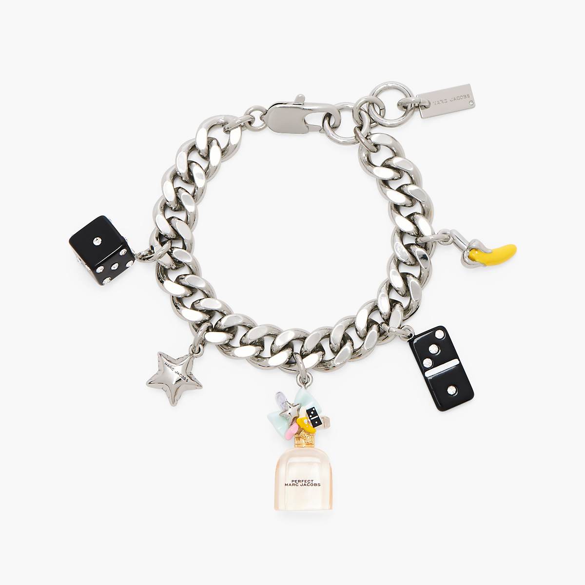 Marc Jacobs Perfect Charm Armband Dam Silver Rosa Olika Färger | MSU-071462