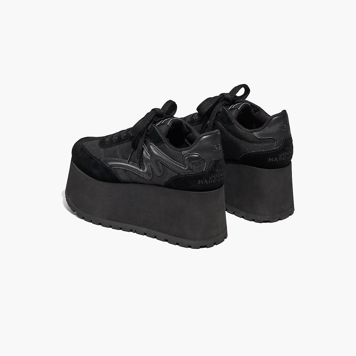 Marc Jacobs Platform Jogger Sneakers Dam Svarta | XND-674305