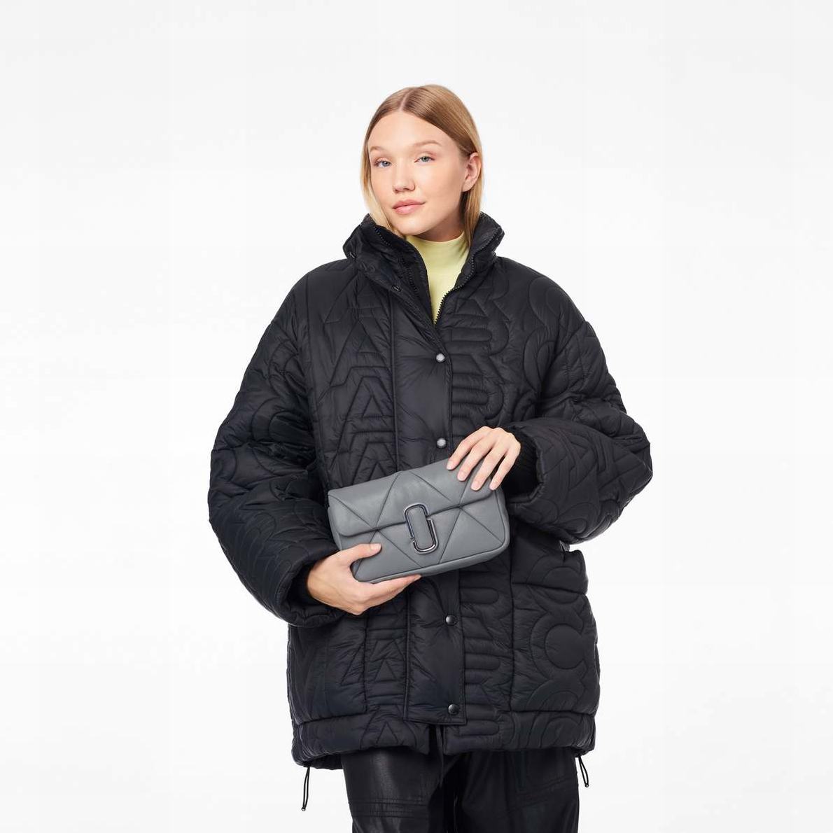 Marc Jacobs Puffy Diamond Quilted Axelväska Dam Grå | QDB-867032