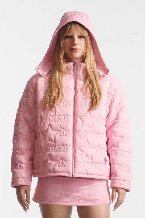 Marc Jacobs Puffy Heaven Quilted Jackor Dam Rosa | OZM-074581