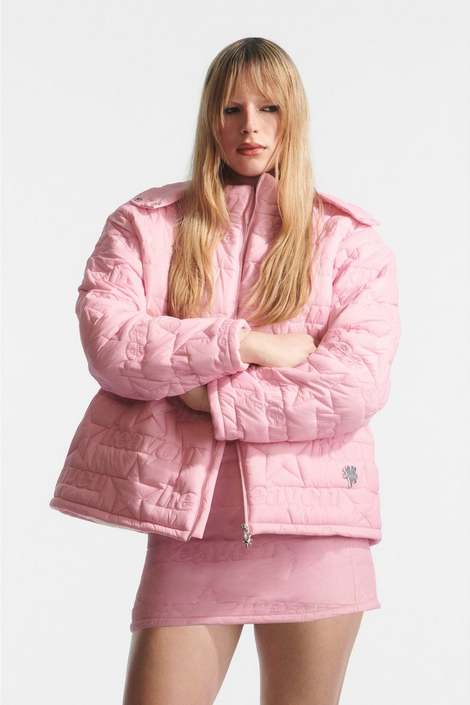 Marc Jacobs Puffy Heaven Quilted Jackor Dam Rosa | OZM-074581