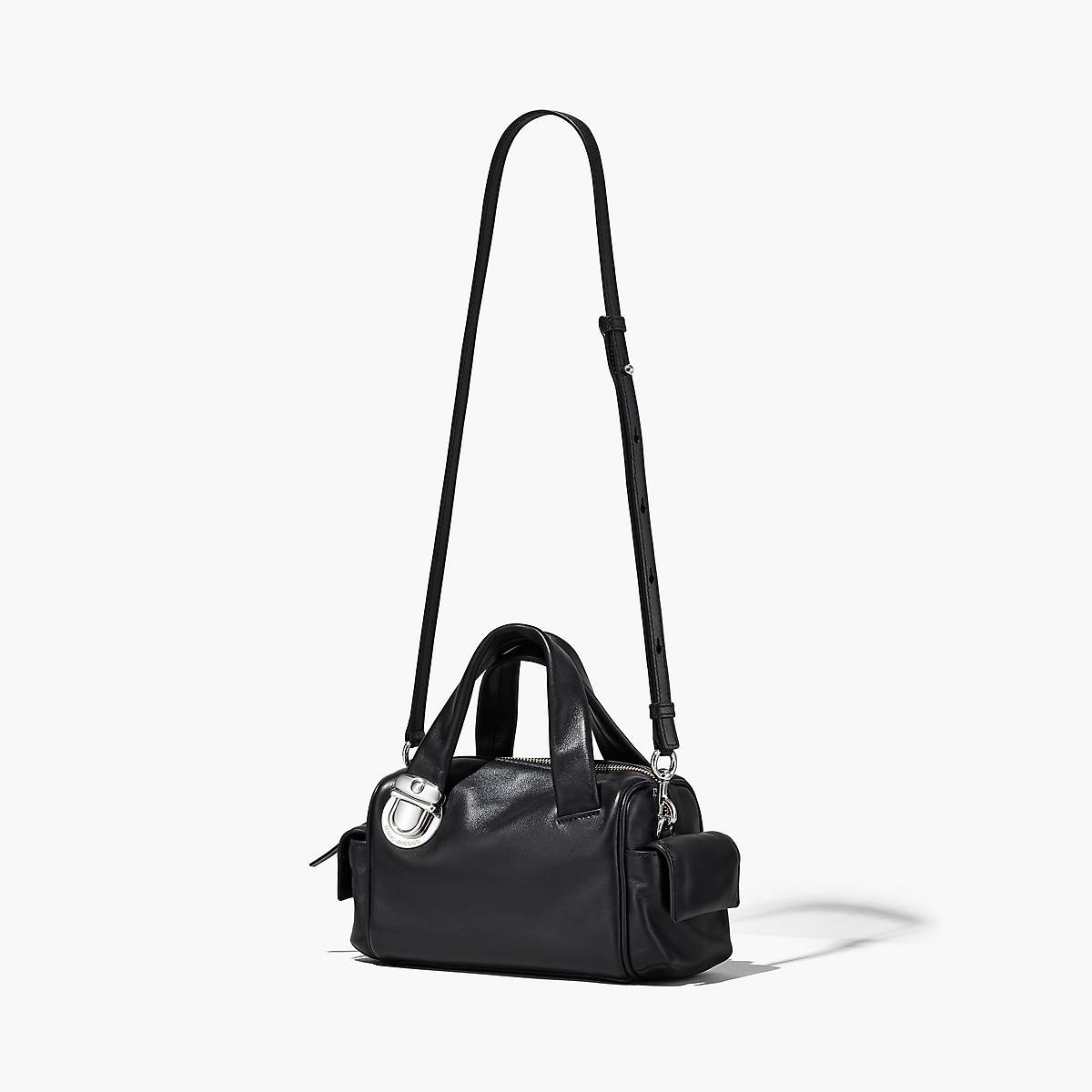 Marc Jacobs Pushlock Mini Satchel Väska Dam Svarta | ESI-297143