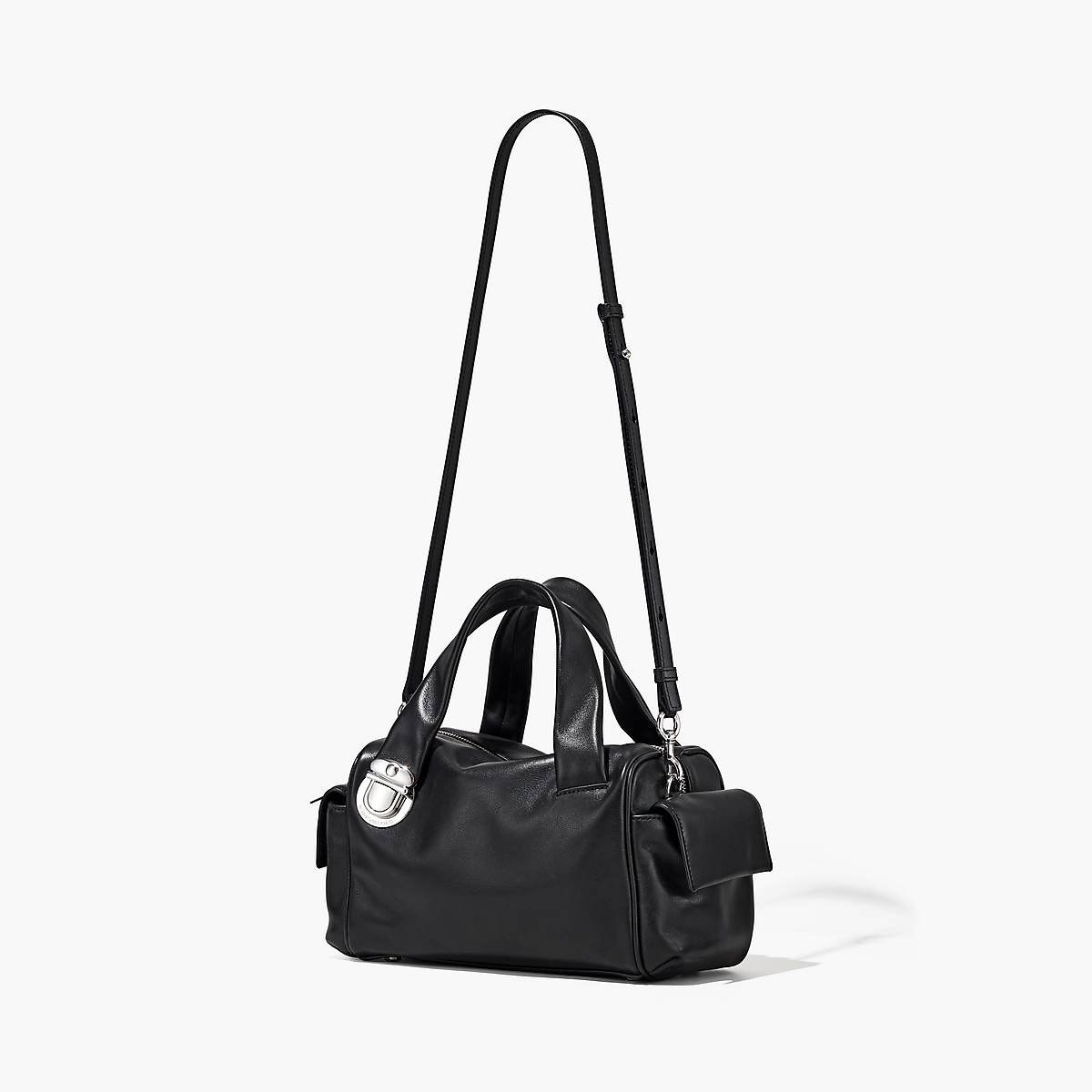 Marc Jacobs Pushlock Satchel Väska Dam Svarta | OHB-193764