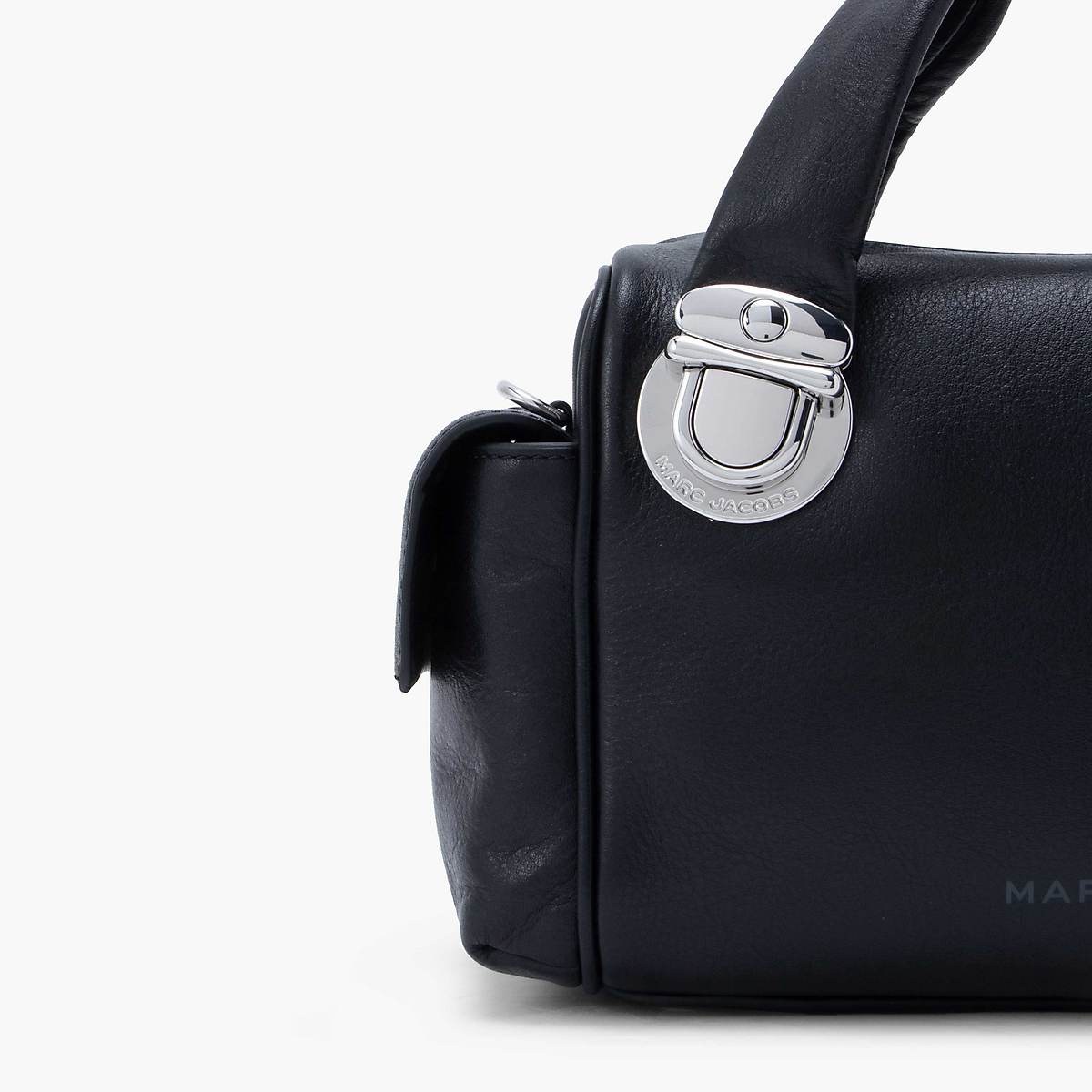 Marc Jacobs Pushlock Satchel Väska Dam Svarta | OHB-193764