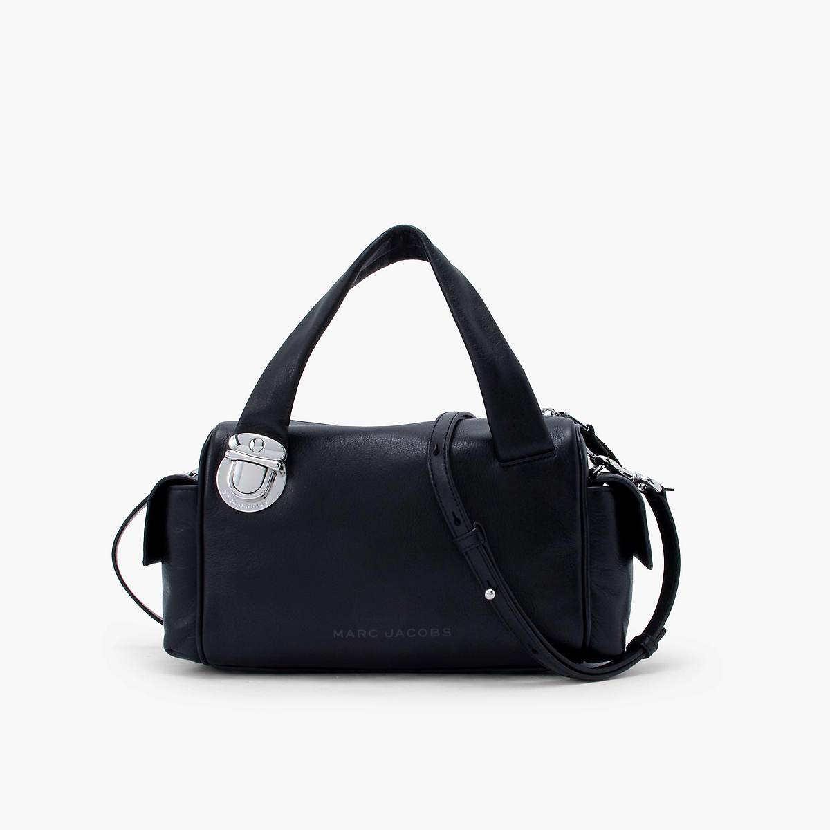 Marc Jacobs Pushlock Satchel Väska Dam Svarta | OHB-193764