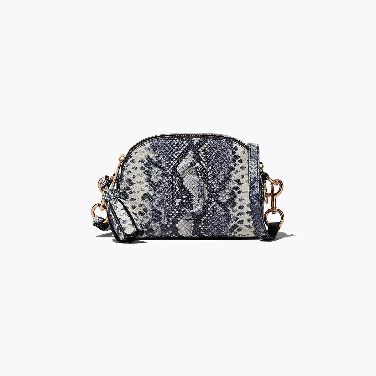 Marc Jacobs Python-Embossed Shutter Crossbody Väska Dam Vita Olika Färger | FVX-571964