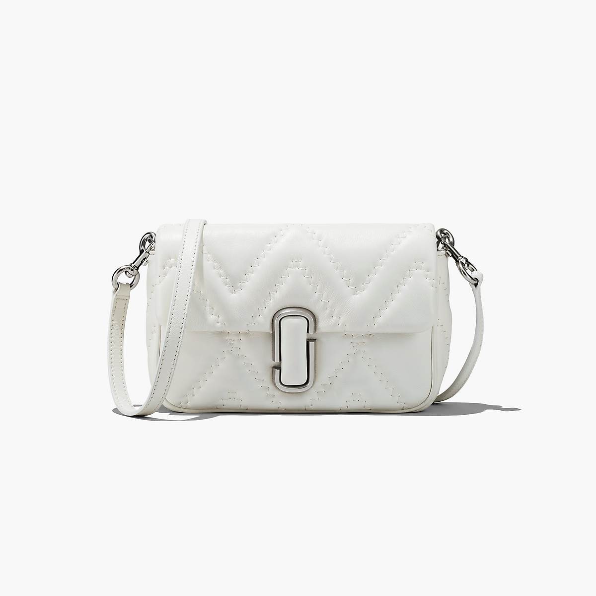 Marc Jacobs Quilted Leather J Marc Axelväska Dam Vita | YFI-681243