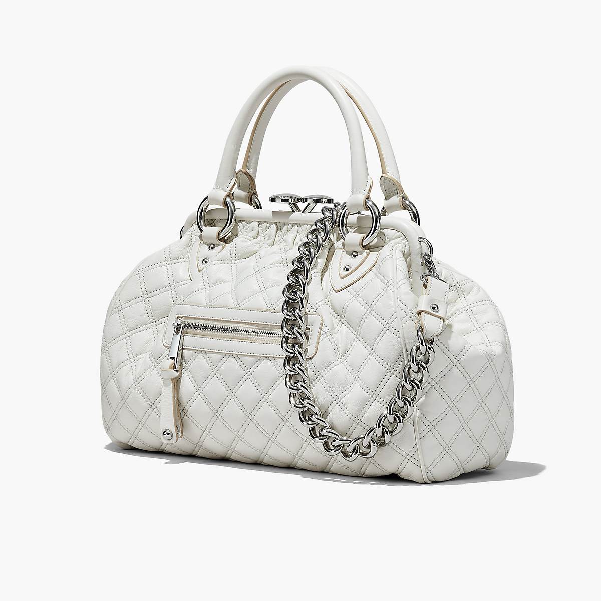 Marc Jacobs Re-Edition Quilted Leather Stam Toteväska Dam Vita | UJF-581093