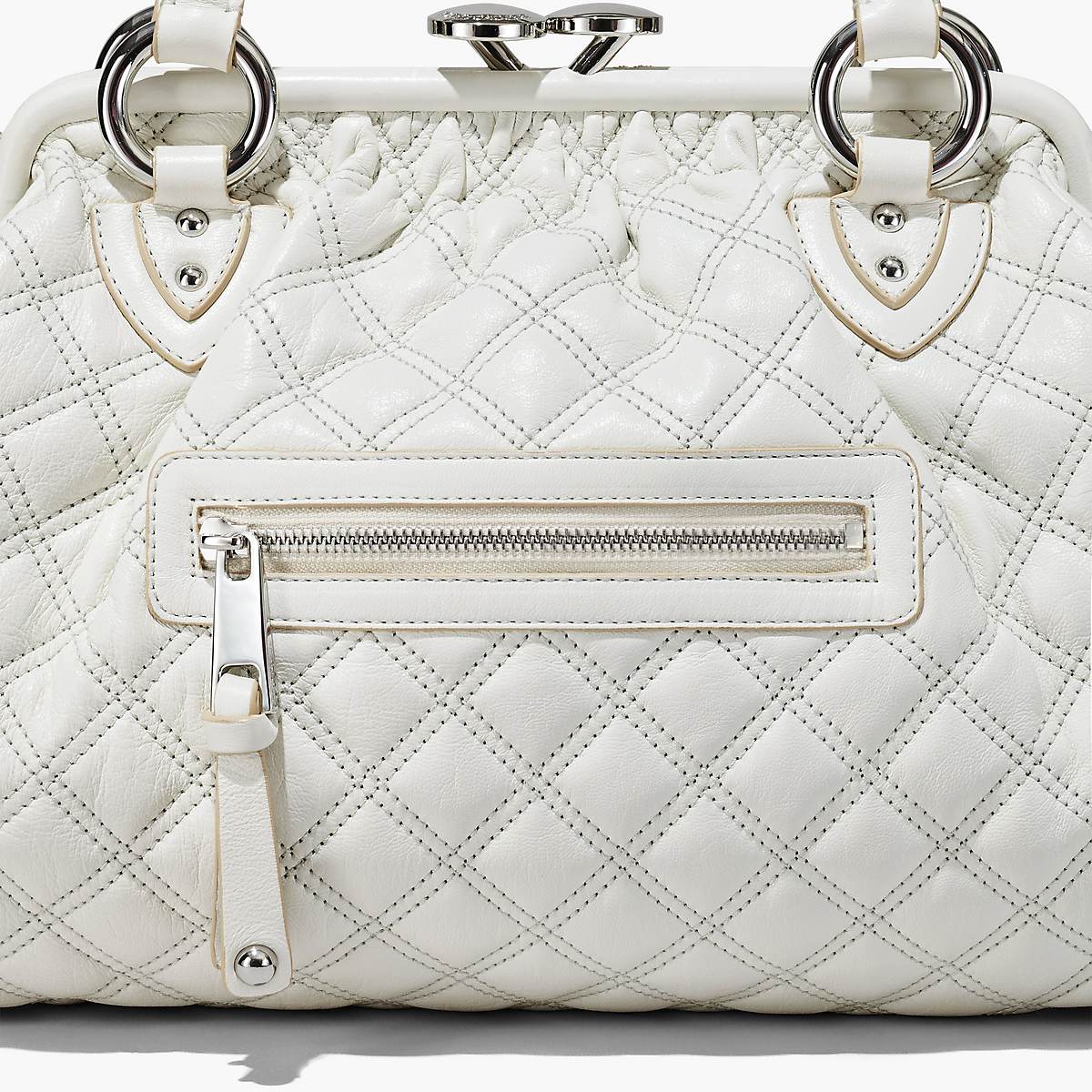 Marc Jacobs Re-Edition Quilted Leather Stam Toteväska Dam Vita | UJF-581093