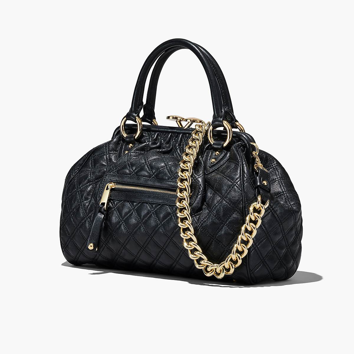 Marc Jacobs Re-Edition Quilted Leather Stam Toteväska Dam Svarta | MSI-462753