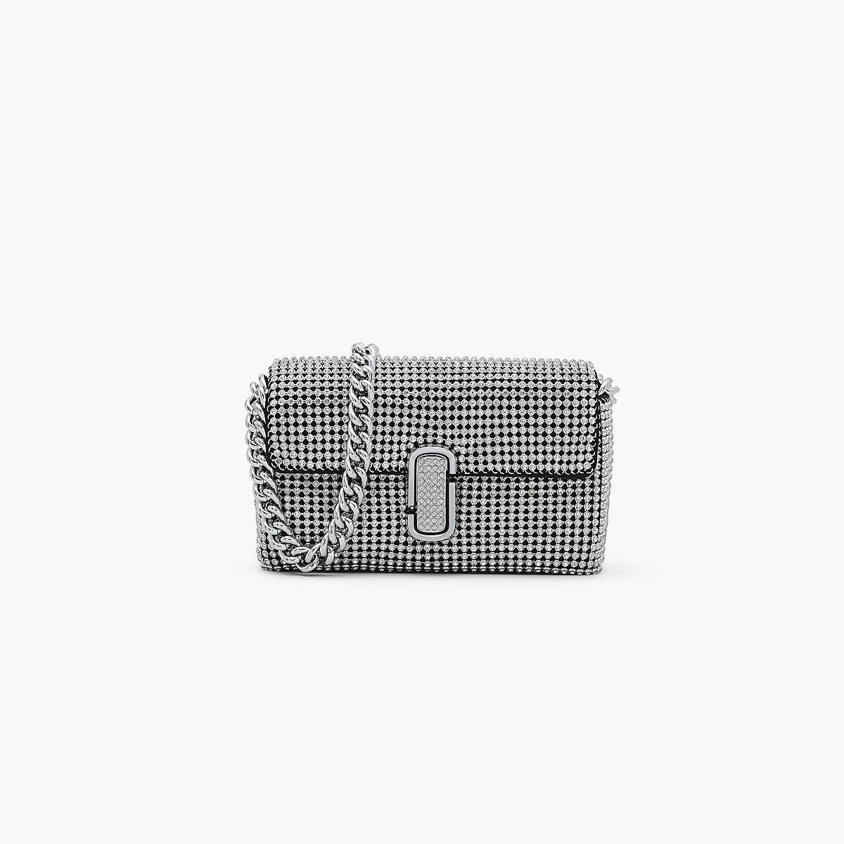 Marc Jacobs Rhinestone J Marc Mini Axelväska Dam Silver | WRO-968547