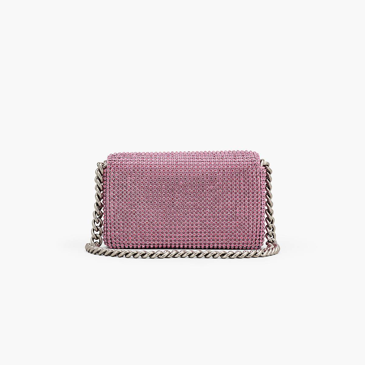 Marc Jacobs Rhinestone J Marc Mini Axelväska Dam Rosa | RPT-709314