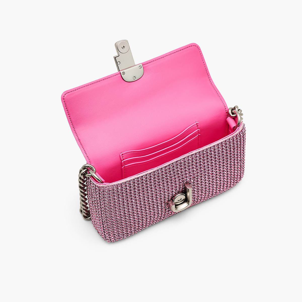 Marc Jacobs Rhinestone J Marc Mini Axelväska Dam Rosa | RPT-709314