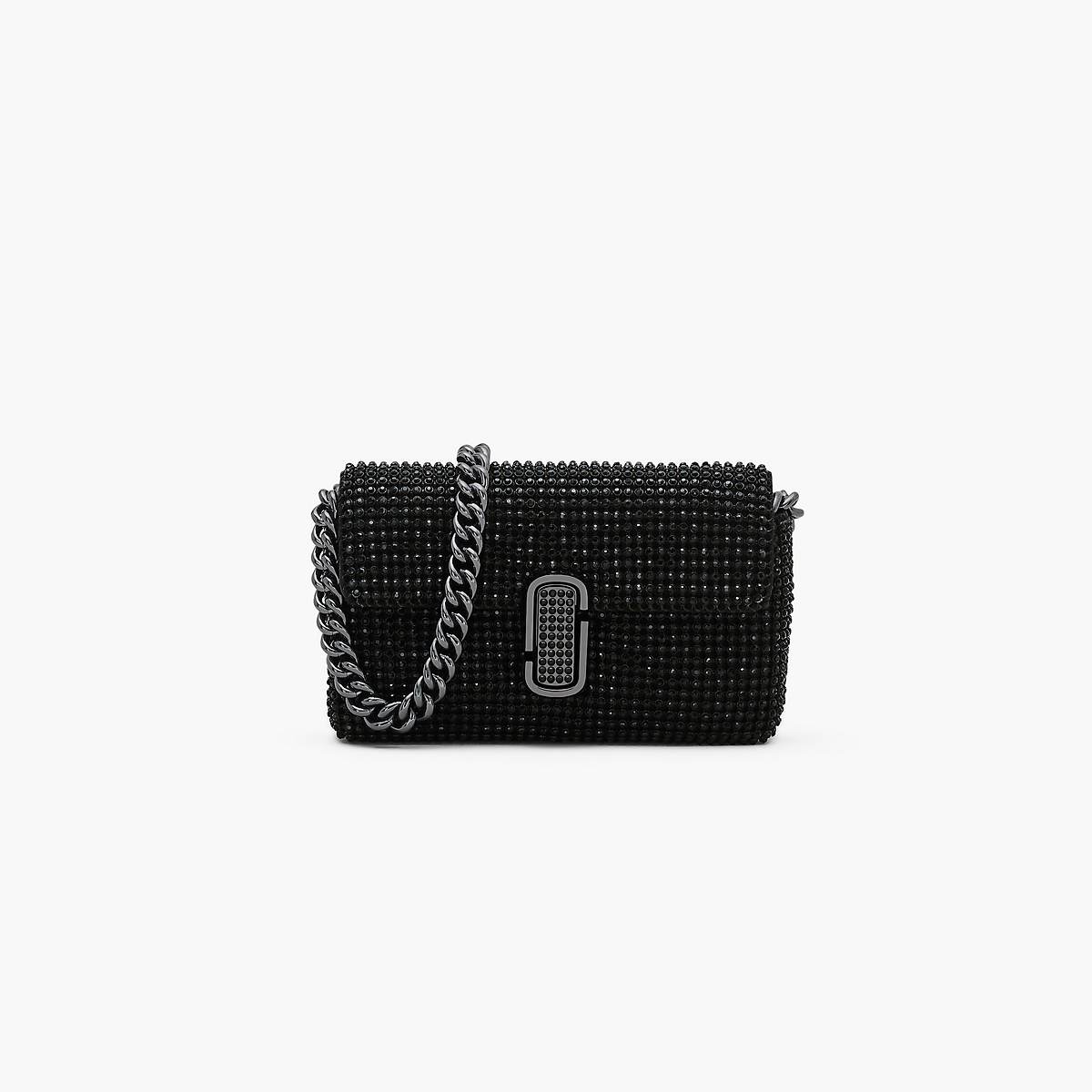 Marc Jacobs Rhinestone J Marc Mini Axelväska Dam Svarta | BVO-176093