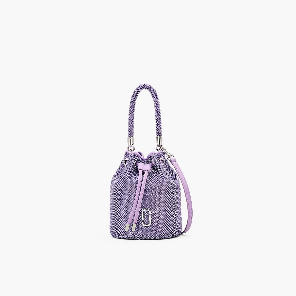 Marc Jacobs Rhinestone Mini Bucket Väska Dam Lila | EVB-102763