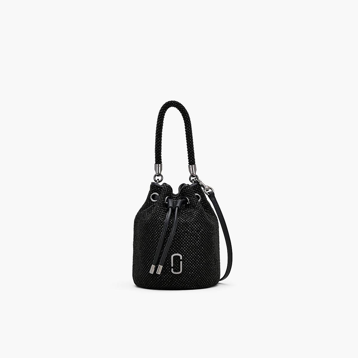 Marc Jacobs Rhinestone Mini Bucket Väska Dam Svarta | GOX-382659