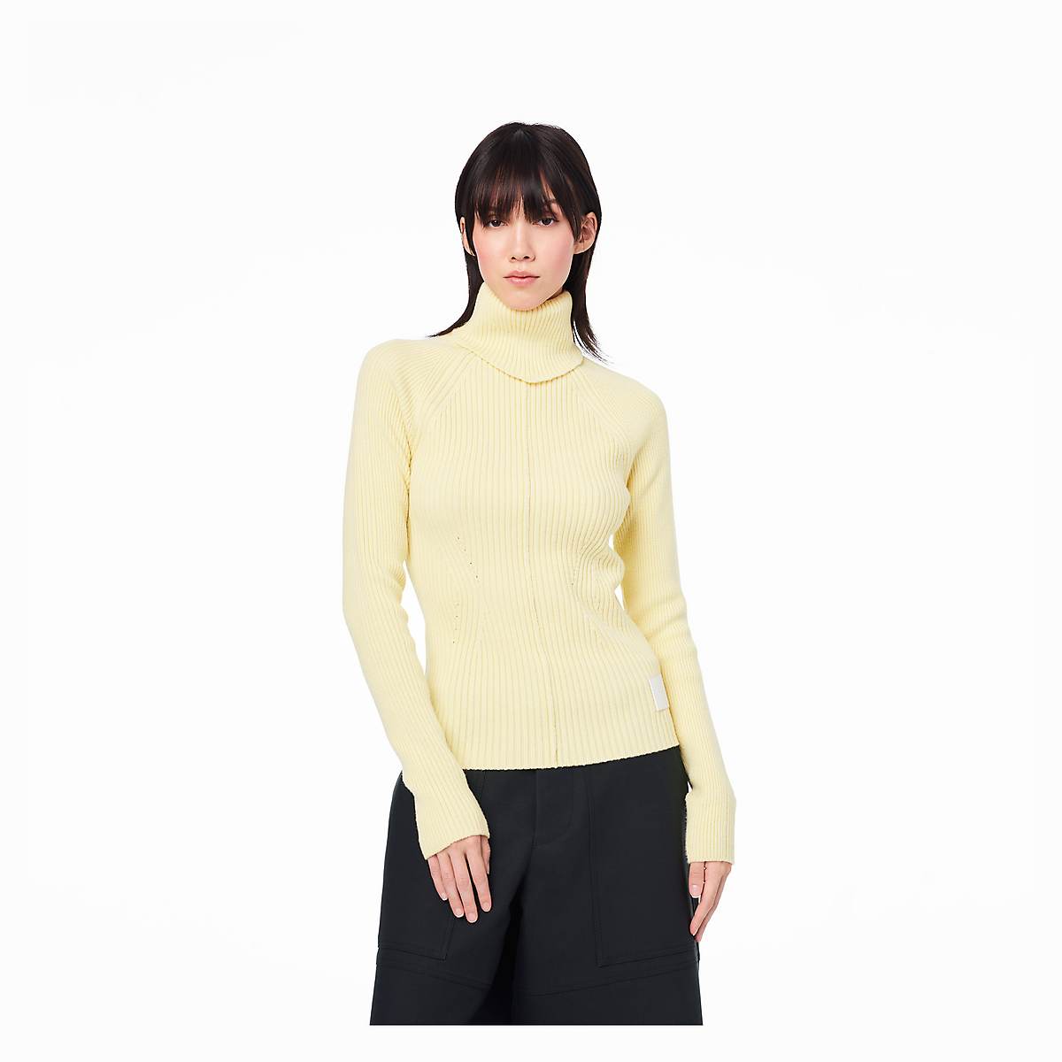 Marc Jacobs Ribbed Turtleneck Tröjor Dam Gula | KXZ-863791