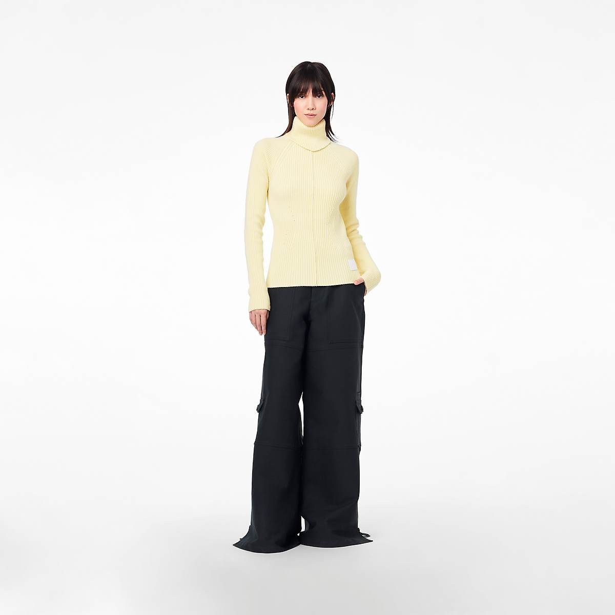 Marc Jacobs Ribbed Turtleneck Tröjor Dam Gula | KXZ-863791