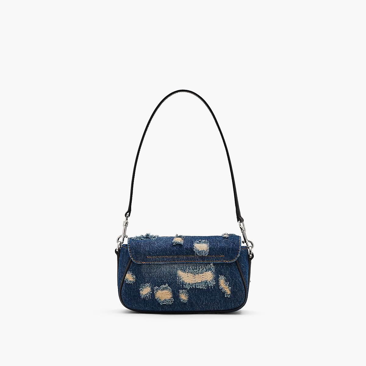 Marc Jacobs Rip and Repair Denim Clover Axelväska Dam Indigo | MFT-578692