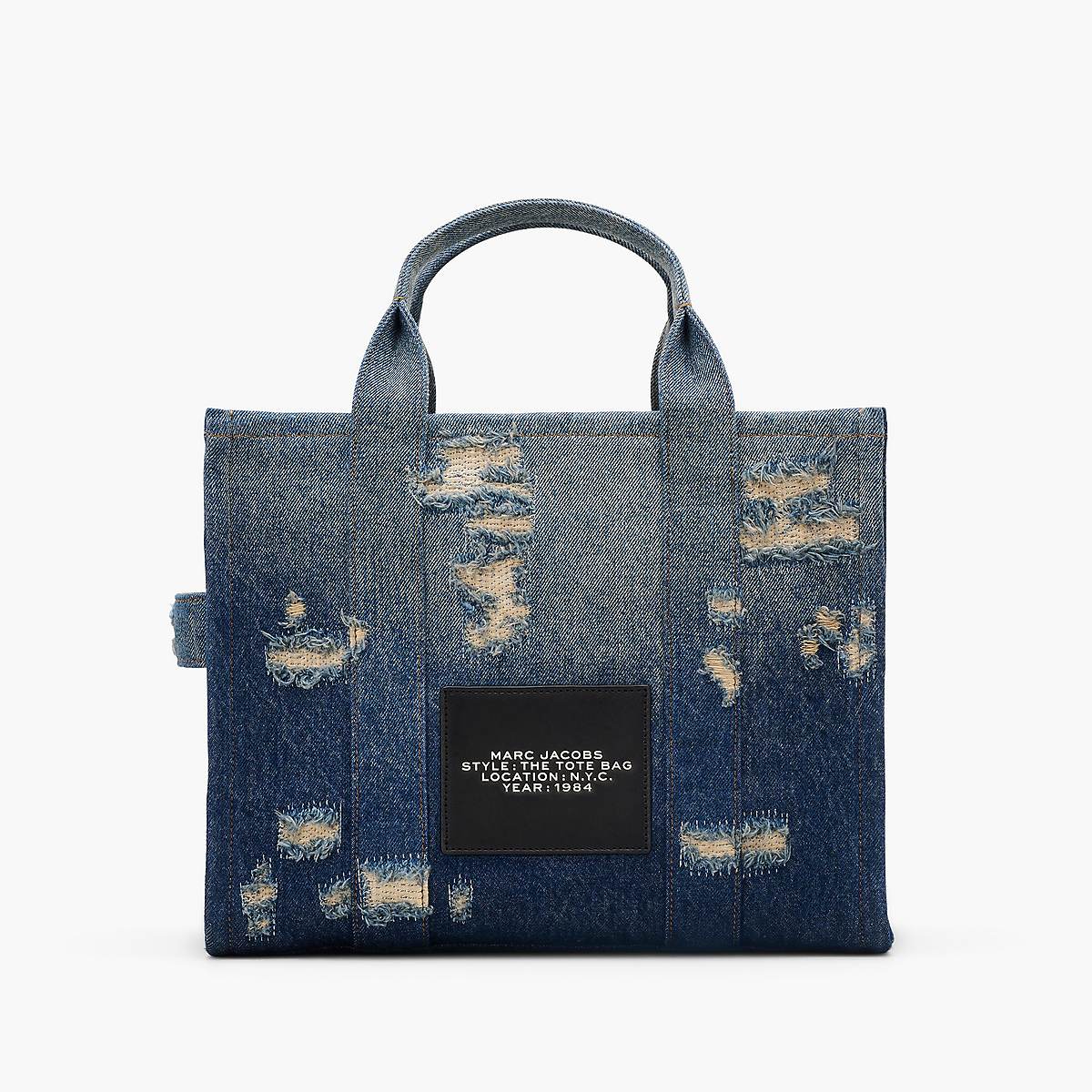 Marc Jacobs Rip and Repair Denim Medium Toteväska Dam Indigo | AZR-372189