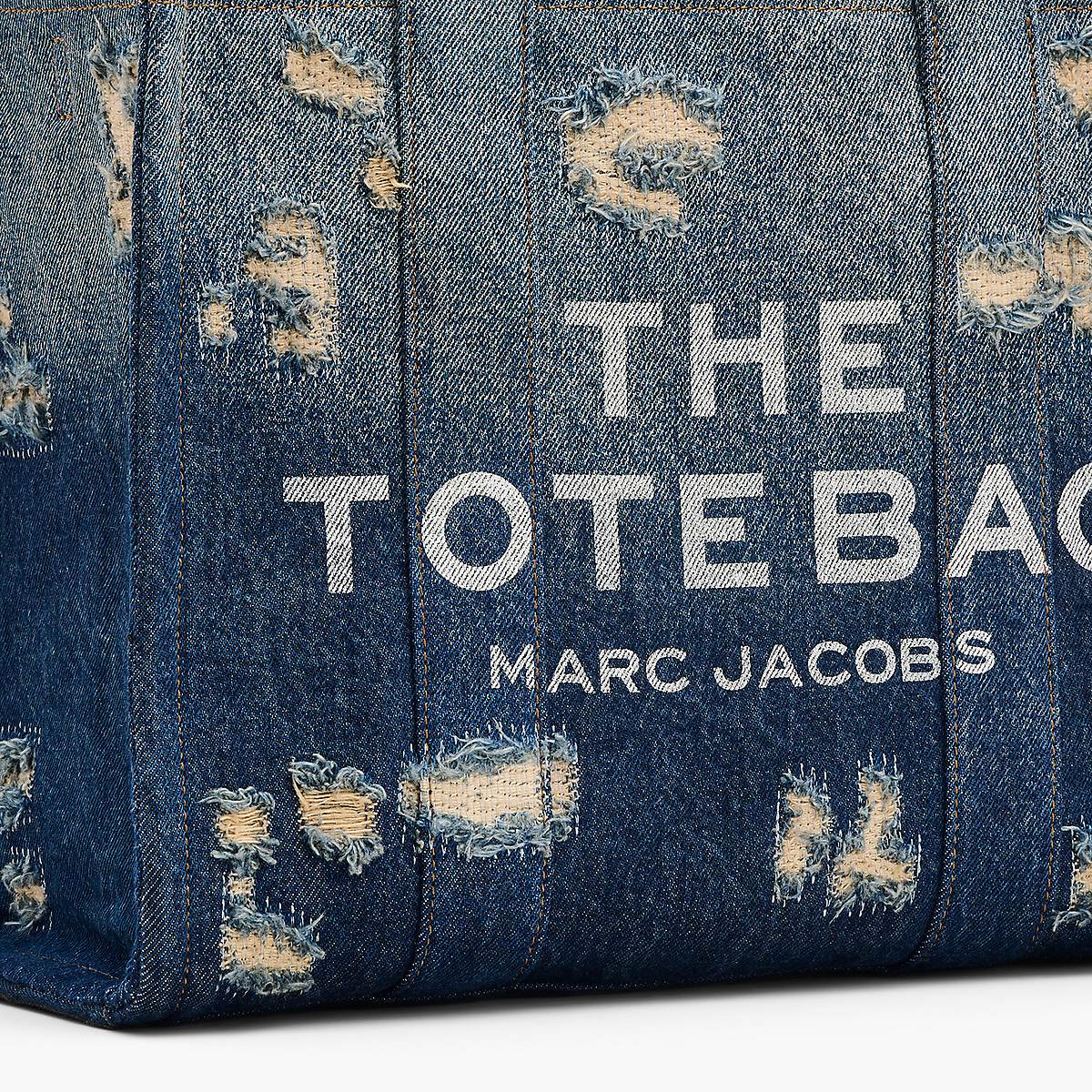 Marc Jacobs Rip and Repair Denim Medium Toteväska Dam Indigo | AZR-372189