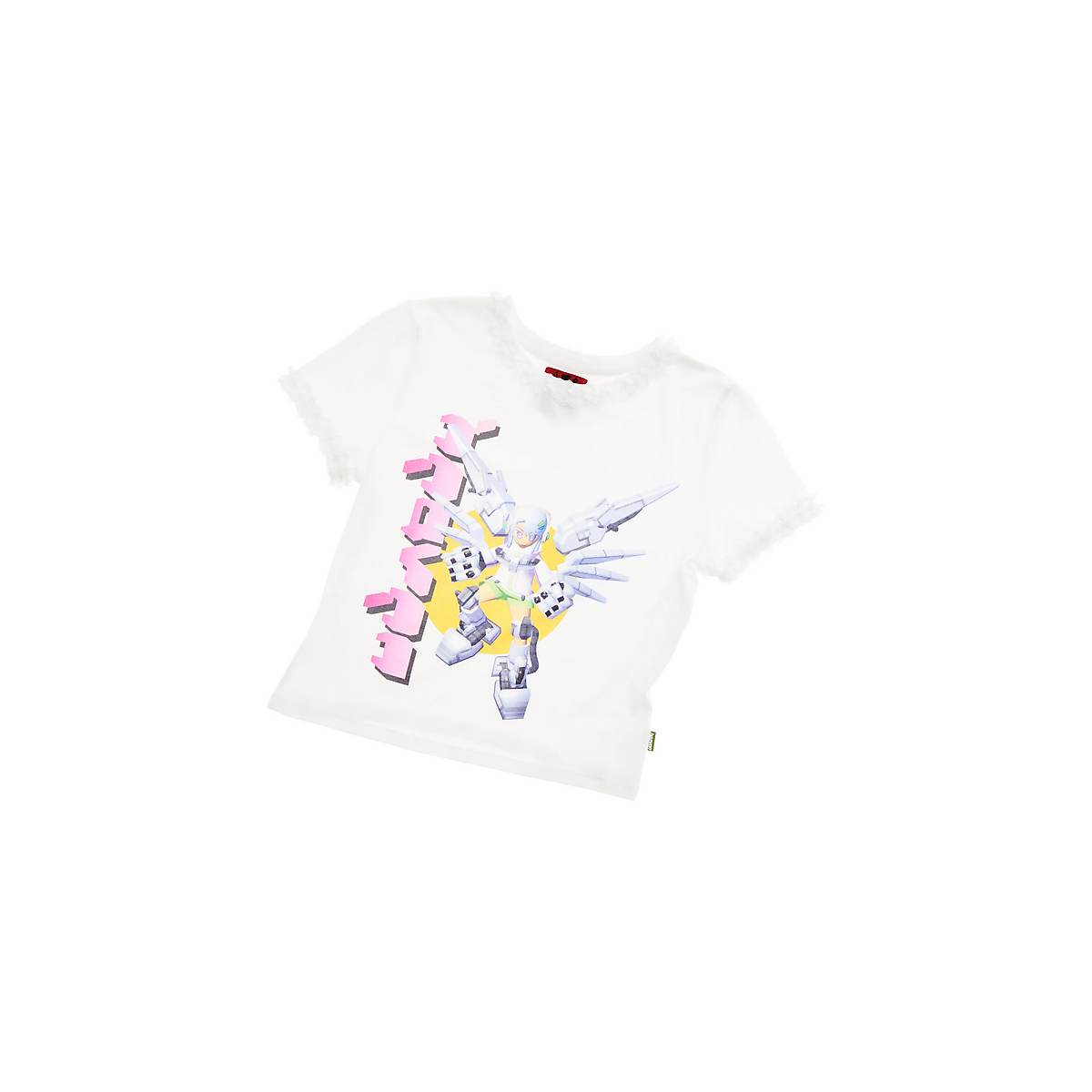 Marc Jacobs Robot Lace Baby Tee T-Shirt Dam Vita | NJL-135246