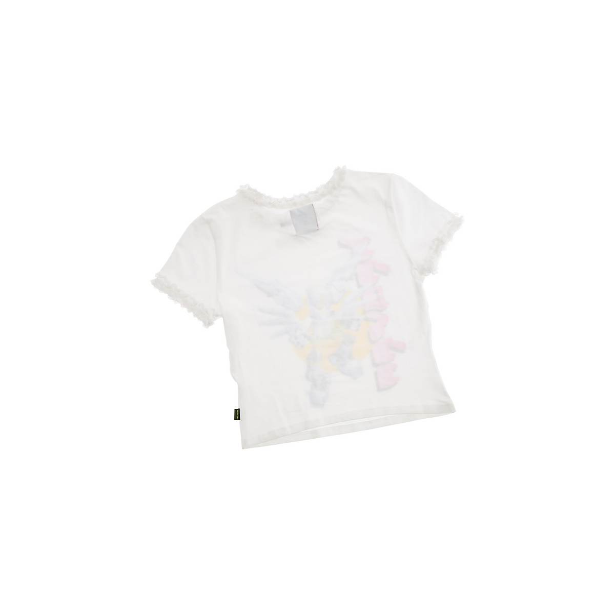 Marc Jacobs Robot Lace Baby Tee T-Shirt Dam Vita | NJL-135246