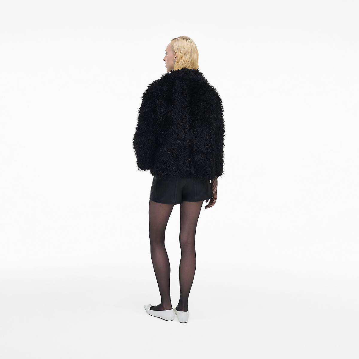 Marc Jacobs Shaggy Faux Fur Lady Jackor Dam Svarta | AUV-024863