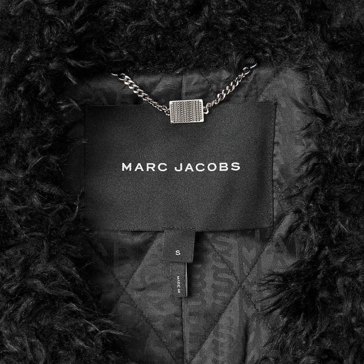 Marc Jacobs Shaggy Faux Fur Lady Jackor Dam Svarta | AUV-024863