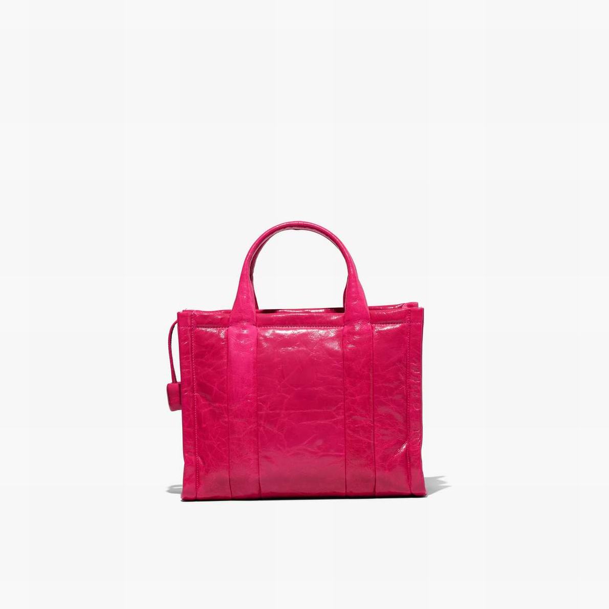 Marc Jacobs Shiny Crinkle Medium Toteväska Dam Röda | ZOB-752160