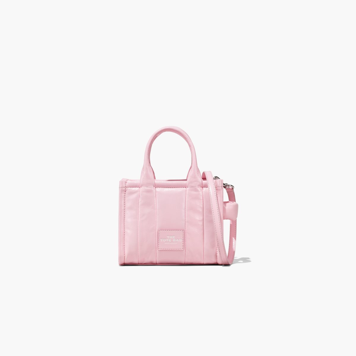 Marc Jacobs Shiny Crinkle Micro Toteväska Dam Rosa | KJA-132459