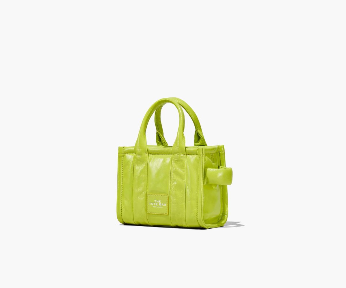 Marc Jacobs Shiny Crinkle Micro Toteväska Dam Gröna | LZO-201754