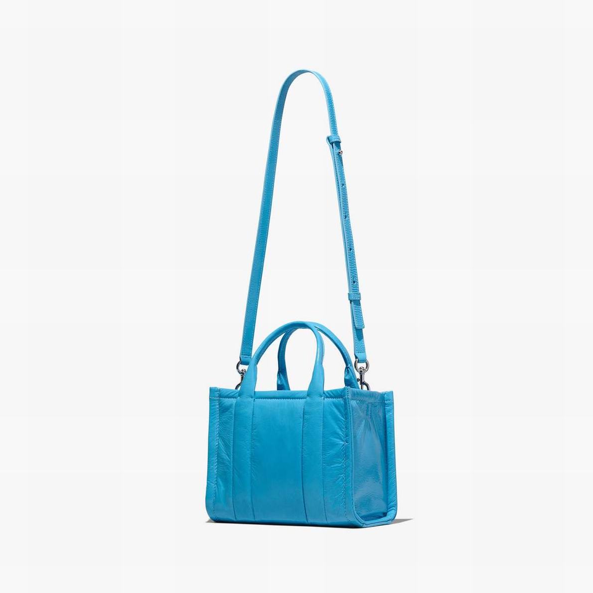 Marc Jacobs Shiny Crinkle Mini Toteväska Dam Blå | SKF-419738