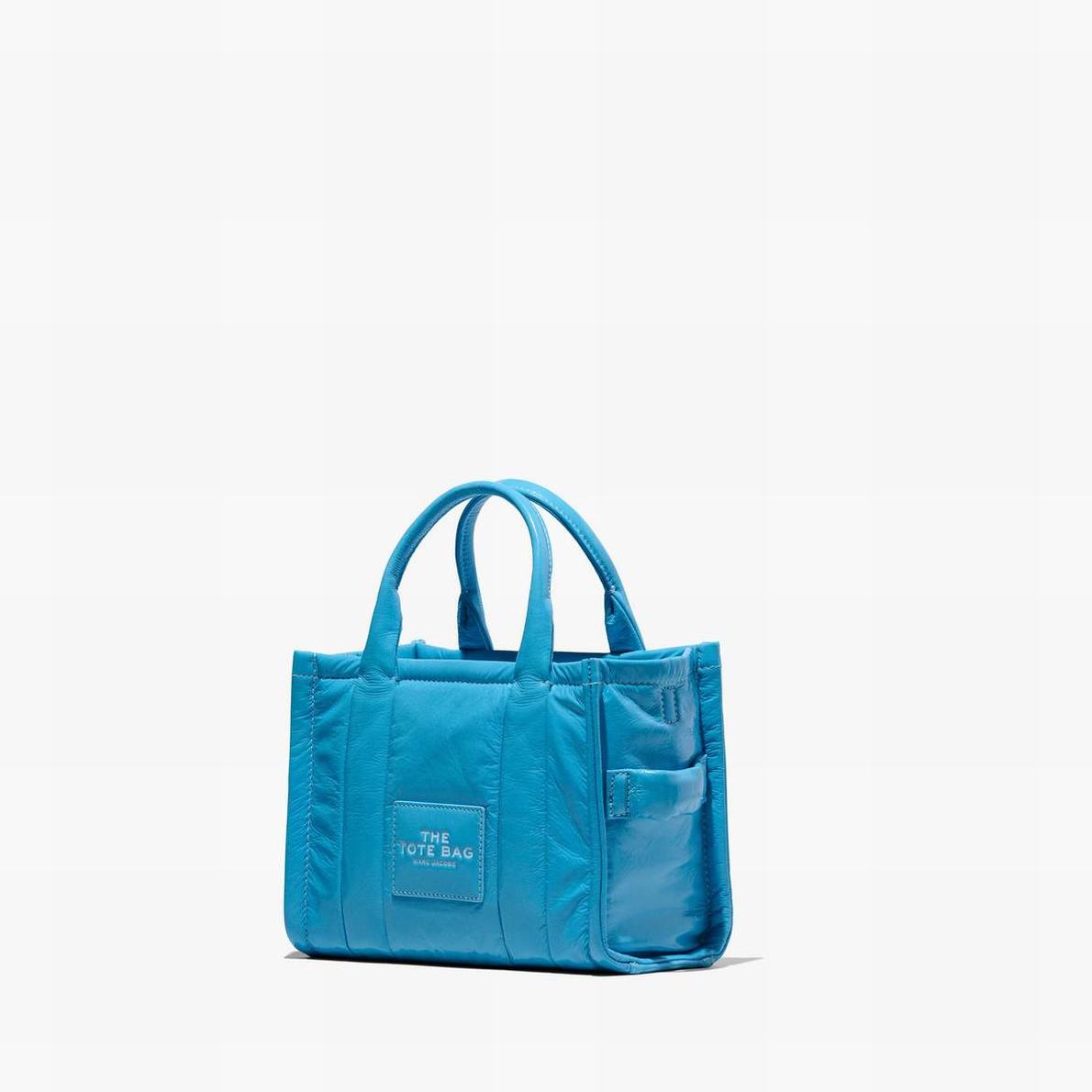 Marc Jacobs Shiny Crinkle Mini Toteväska Dam Blå | SKF-419738