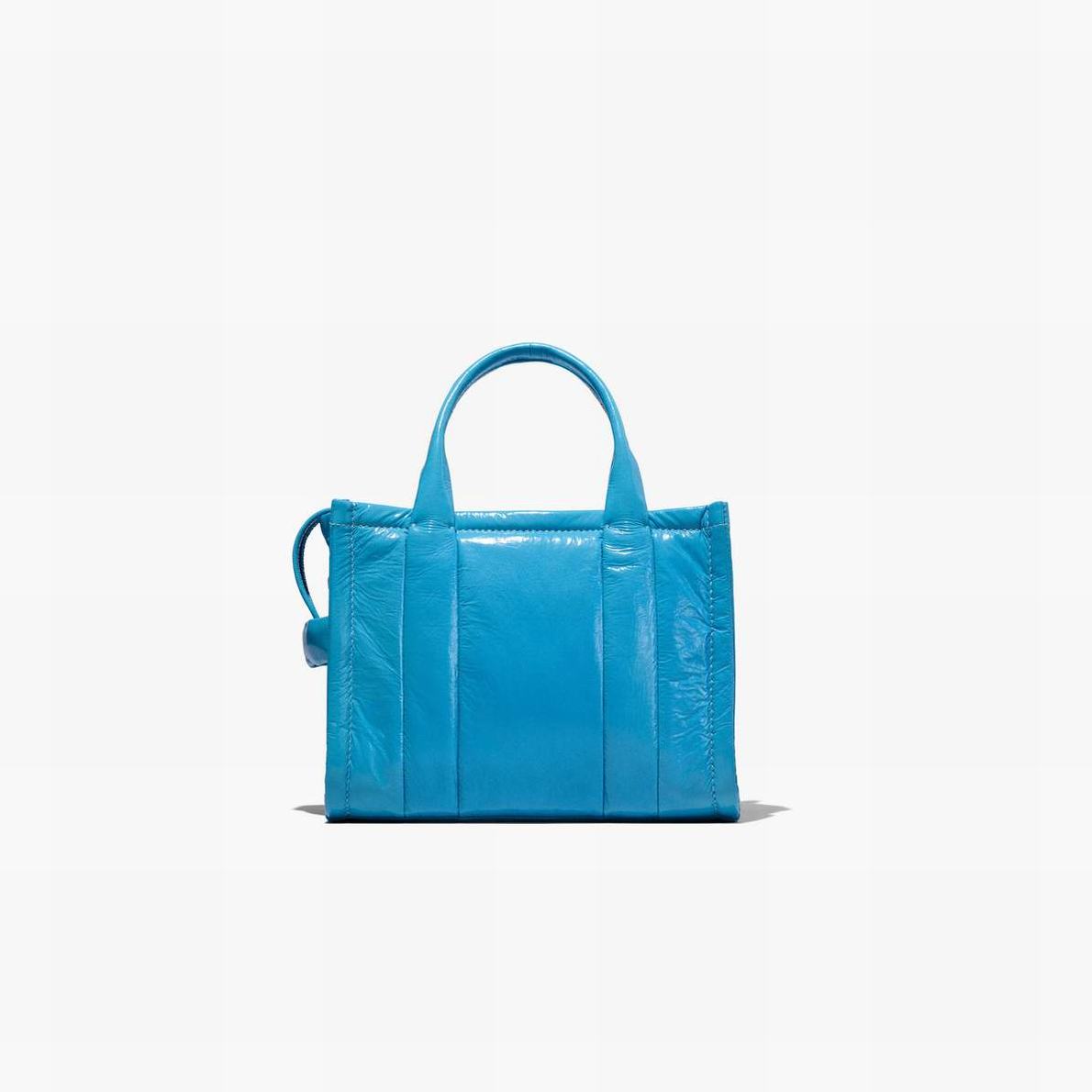 Marc Jacobs Shiny Crinkle Mini Toteväska Dam Blå | SKF-419738