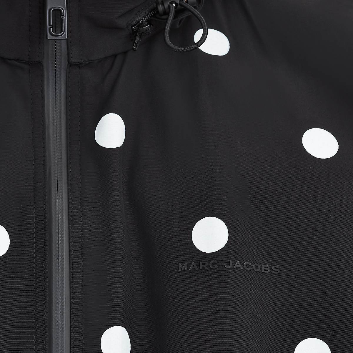 Marc Jacobs Spots Long Windbreaker Jackor Dam Svarta Vita | JAI-908265