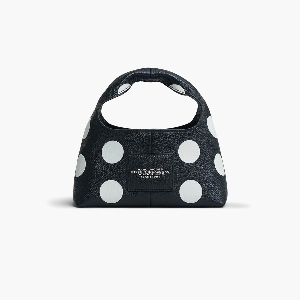 Marc Jacobs Spots Mini Sack Handväska Dam Svarta Vita | QLZ-826041