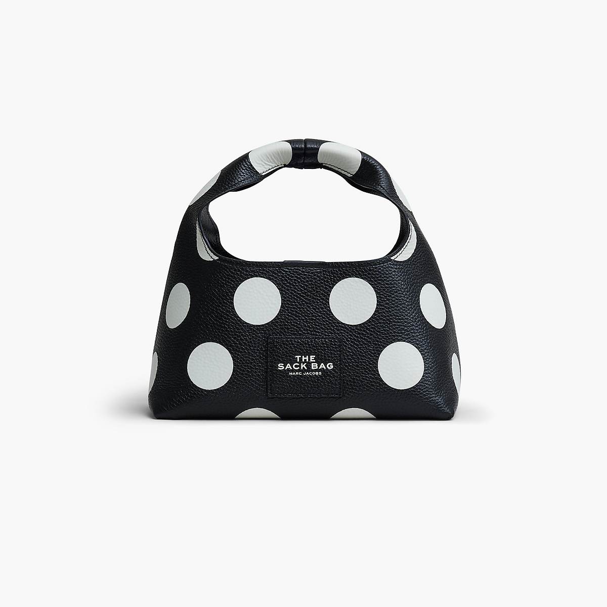 Marc Jacobs Spots Mini Sack Handväska Dam Svarta Vita | QLZ-826041