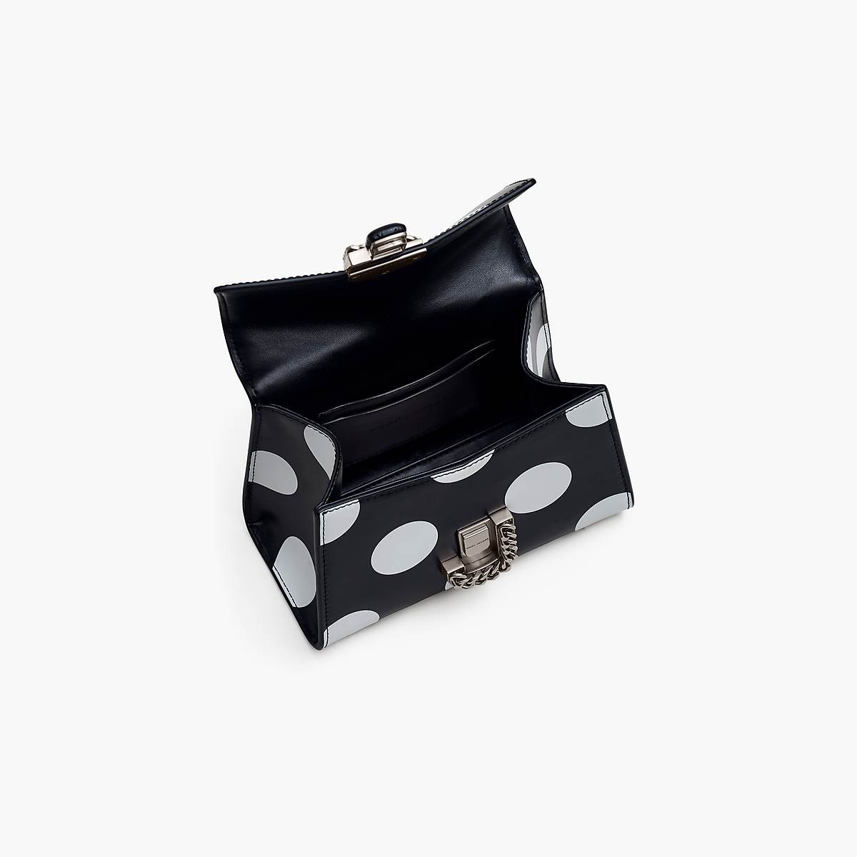 Marc Jacobs Spots St. Marc Mini Top Handle Handväska Dam Svarta Vita | AEO-062541