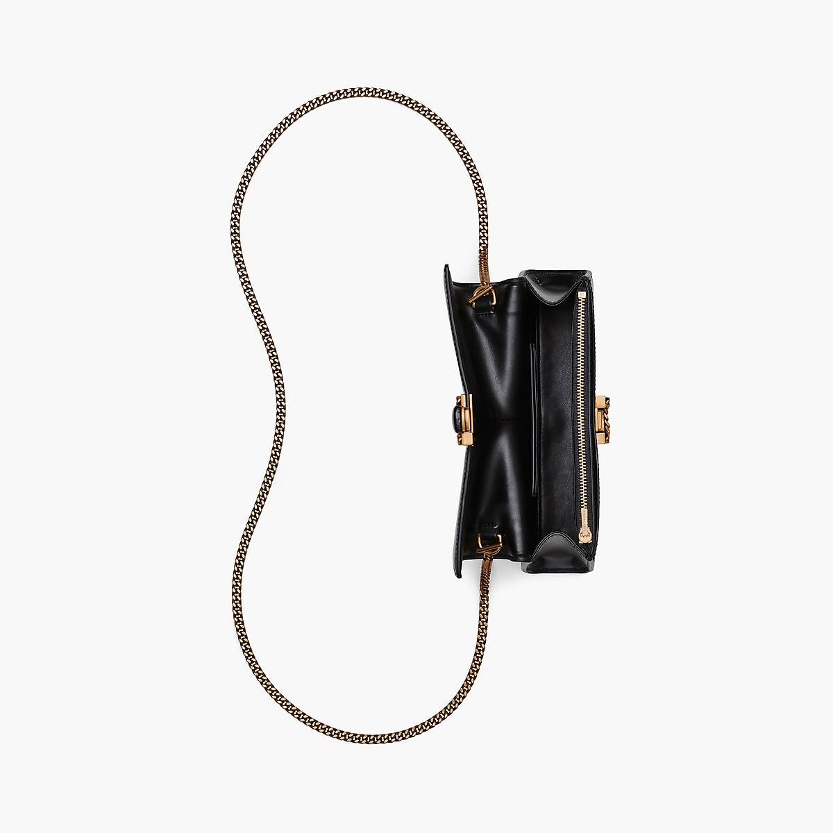 Marc Jacobs St. Marc Chain Plånbok Dam Svarta | OLP-716540