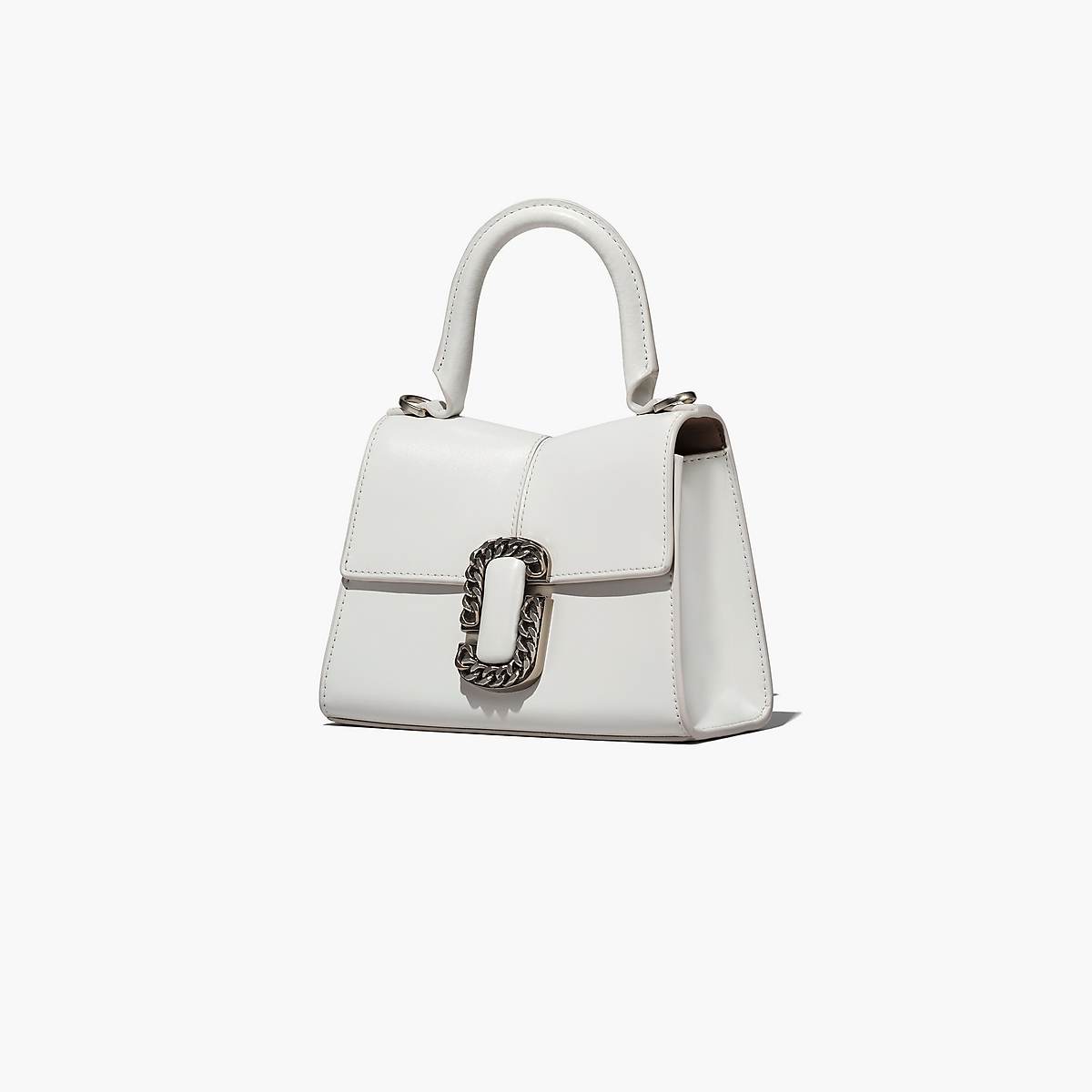 Marc Jacobs St. Marc Mini Top Handle Handväska Dam Vita | MSI-579328