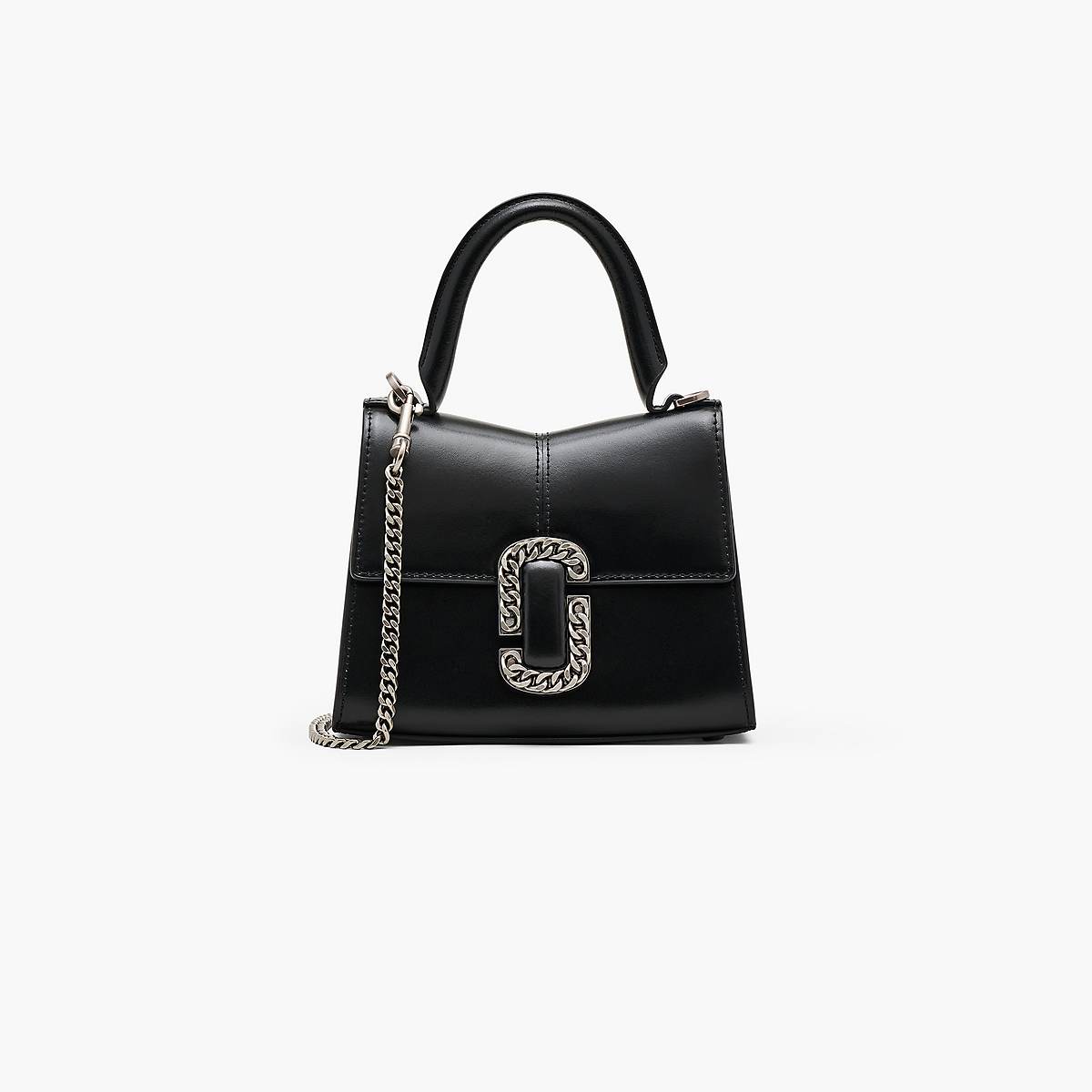 Marc Jacobs St. Marc Mini Top Handle Handväska Dam Svarta Silver | YPC-105942